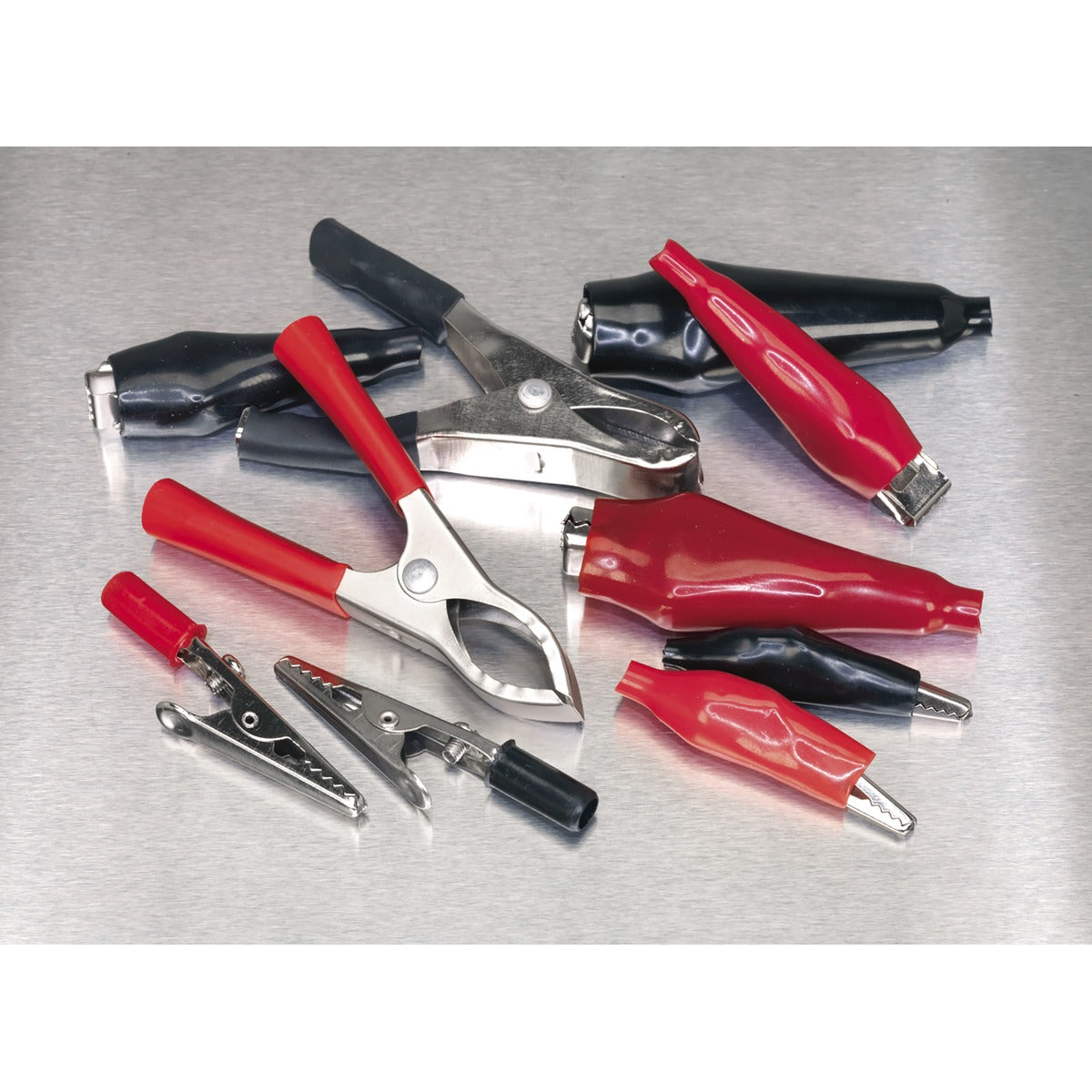 Sealey Crocodile Clip Assortment 60pc - Black & Red AB023CA