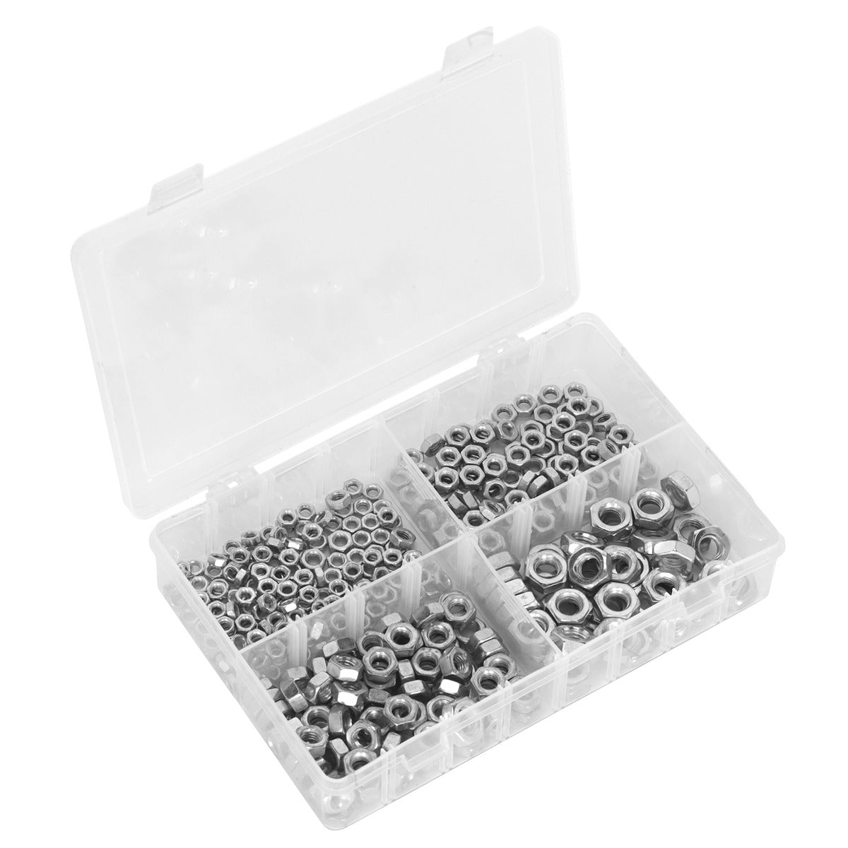 Sealey Steel Nut Assortment M5-M10 370pc AB028SN