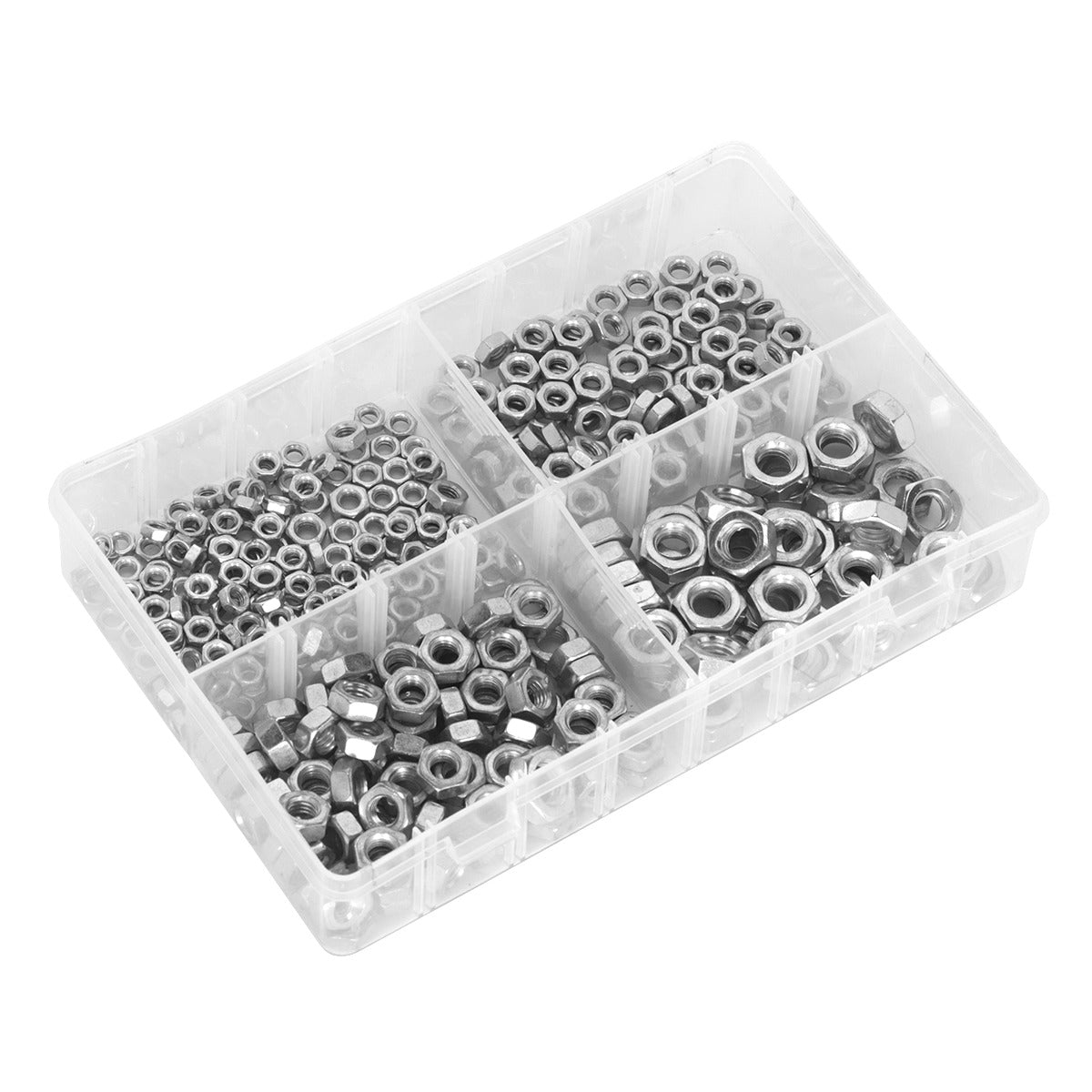 Sealey Steel Nut Assortment M5-M10 370pc AB028SN