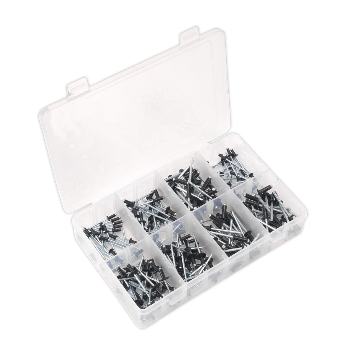 Sealey Black Anodised Rivet Assortment 200pc AB074BR