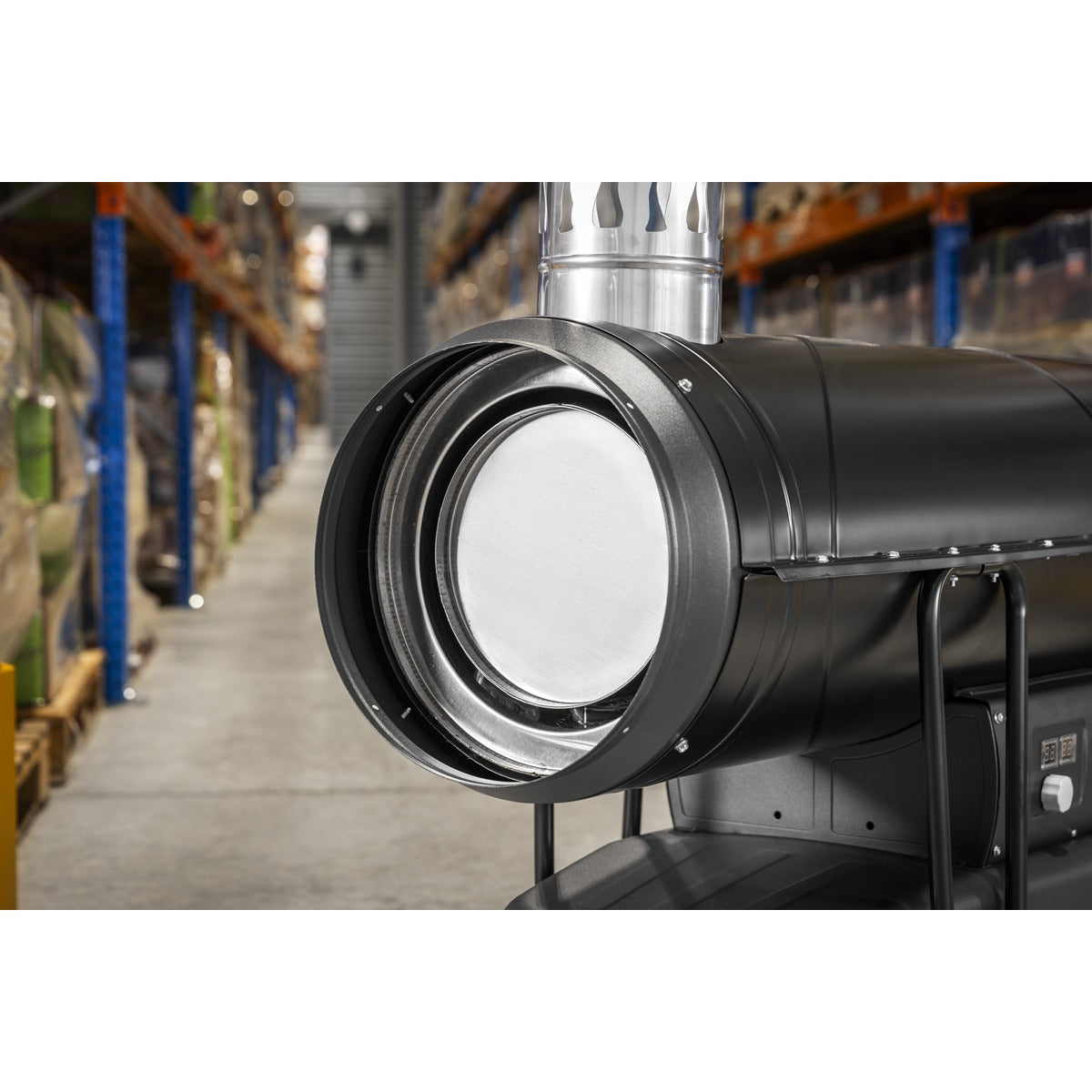 Sealey Space Warmer Indirect Kerosene/Diesel Heater with Wheels 170,000Btu/hr ABI1700