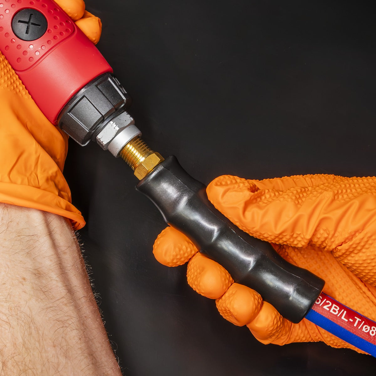 Sealey Extra-Heavy-Duty Air Hose with 1/4"BSP Unions 5m x 8mm AH5R