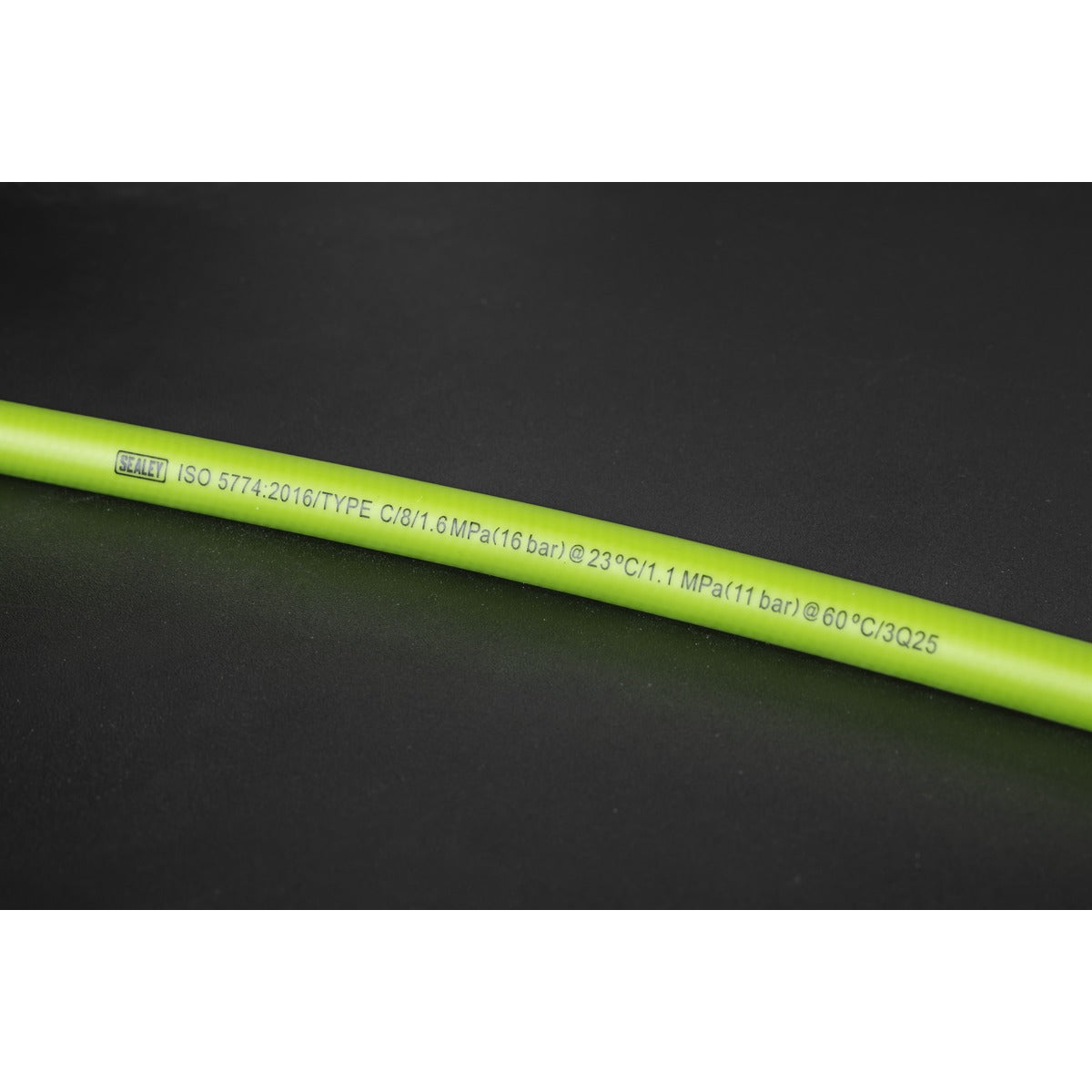 Sealey High-Visibility Hybrid Air Hose with 1/4"BSP Unions 10m x 8mm AHH10