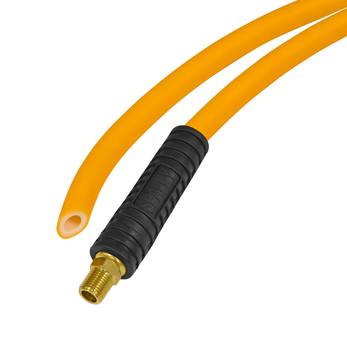 Sealey High-Visibility Hybrid Air Hose with 1/4"BSP Unions 5m x 8mm AHHC5