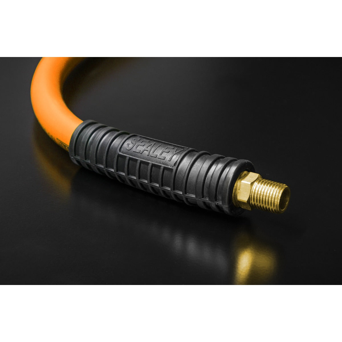 Sealey High-Visibility Hybrid Air Hose with 1/4"BSP Unions 5m x 8mm AHHC5