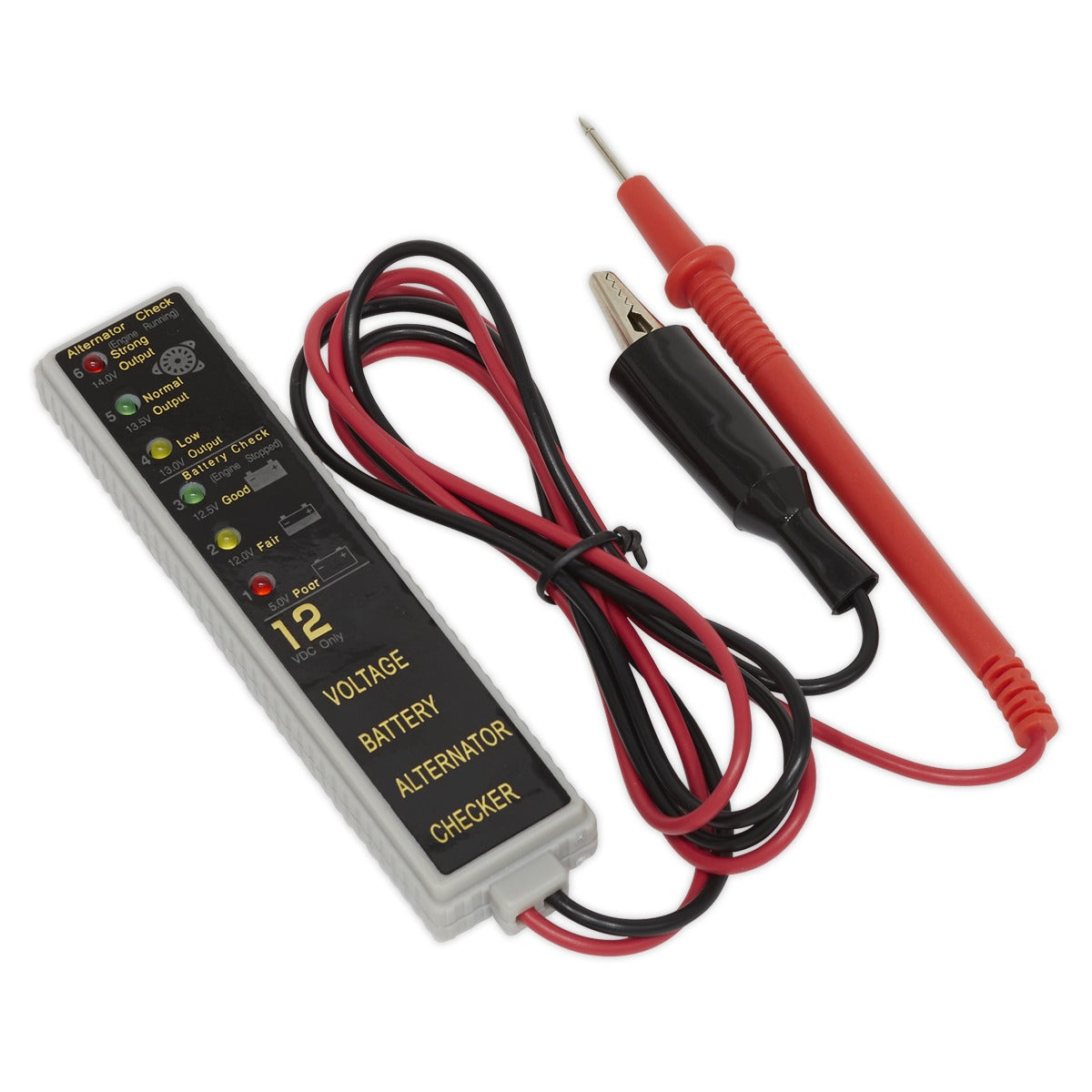 Sealey LED Battery & Alternator Tester 12V AK400