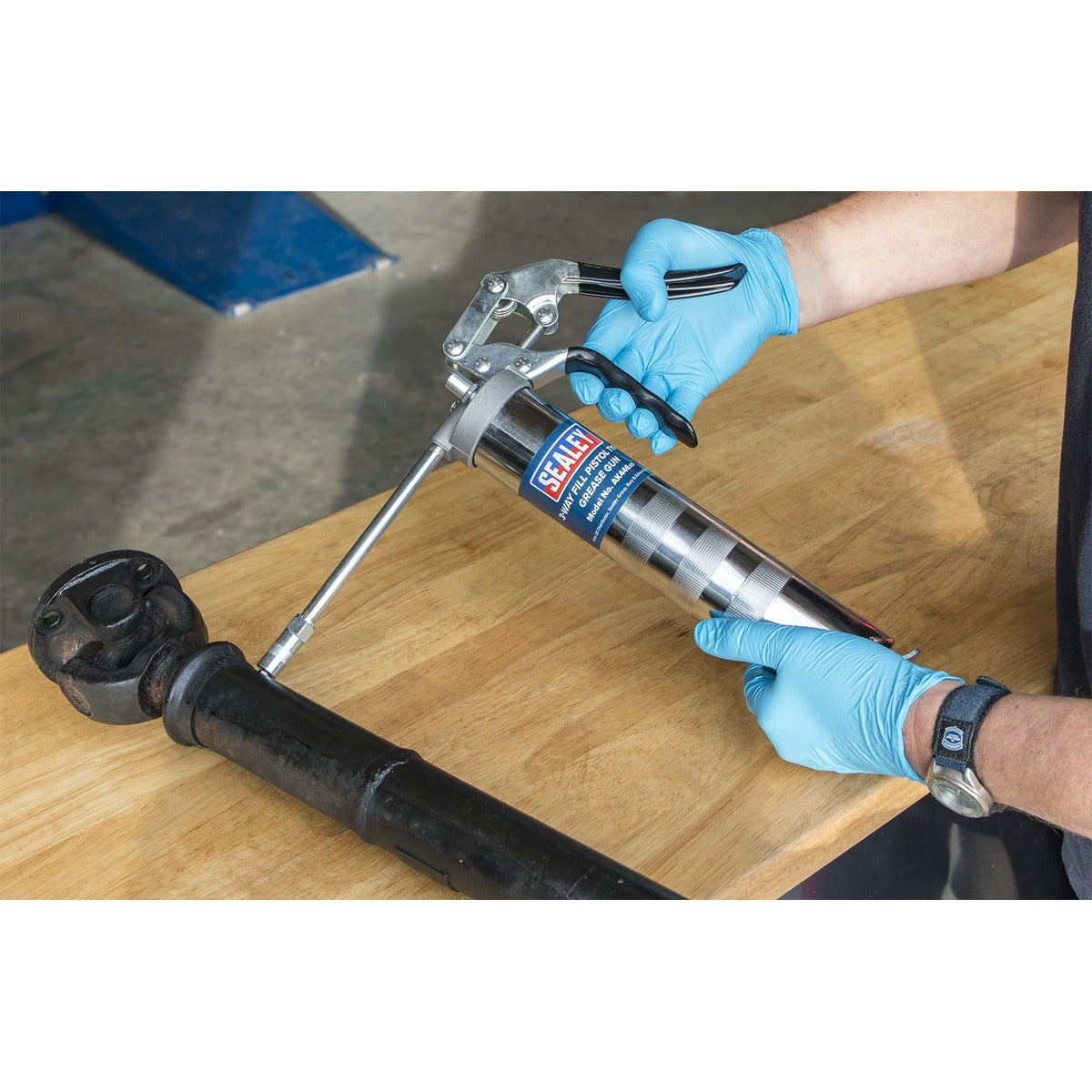 Sealey 3-Way Fill Pistol Grip Grease Gun AK446