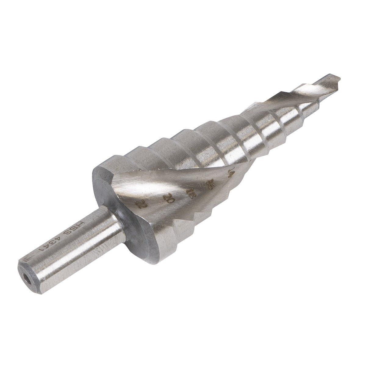 Sealey Spiral Flute HSS 4341 Step Drill Bit 4-22mm AK4747