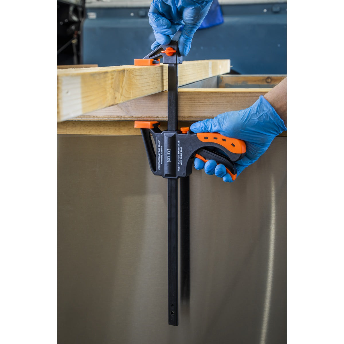 Sealey Ratchet Bar Clamp 300mm AK6102