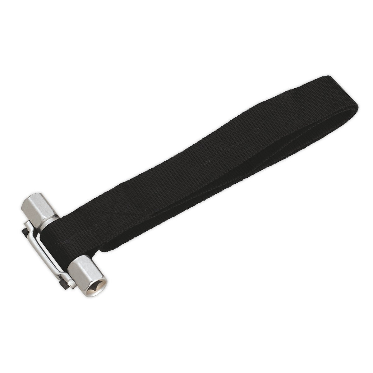Sealey Oil Filter Strap Wrench 3/8" & 1/2"Sq Drive 300mm Capacity AK6403
