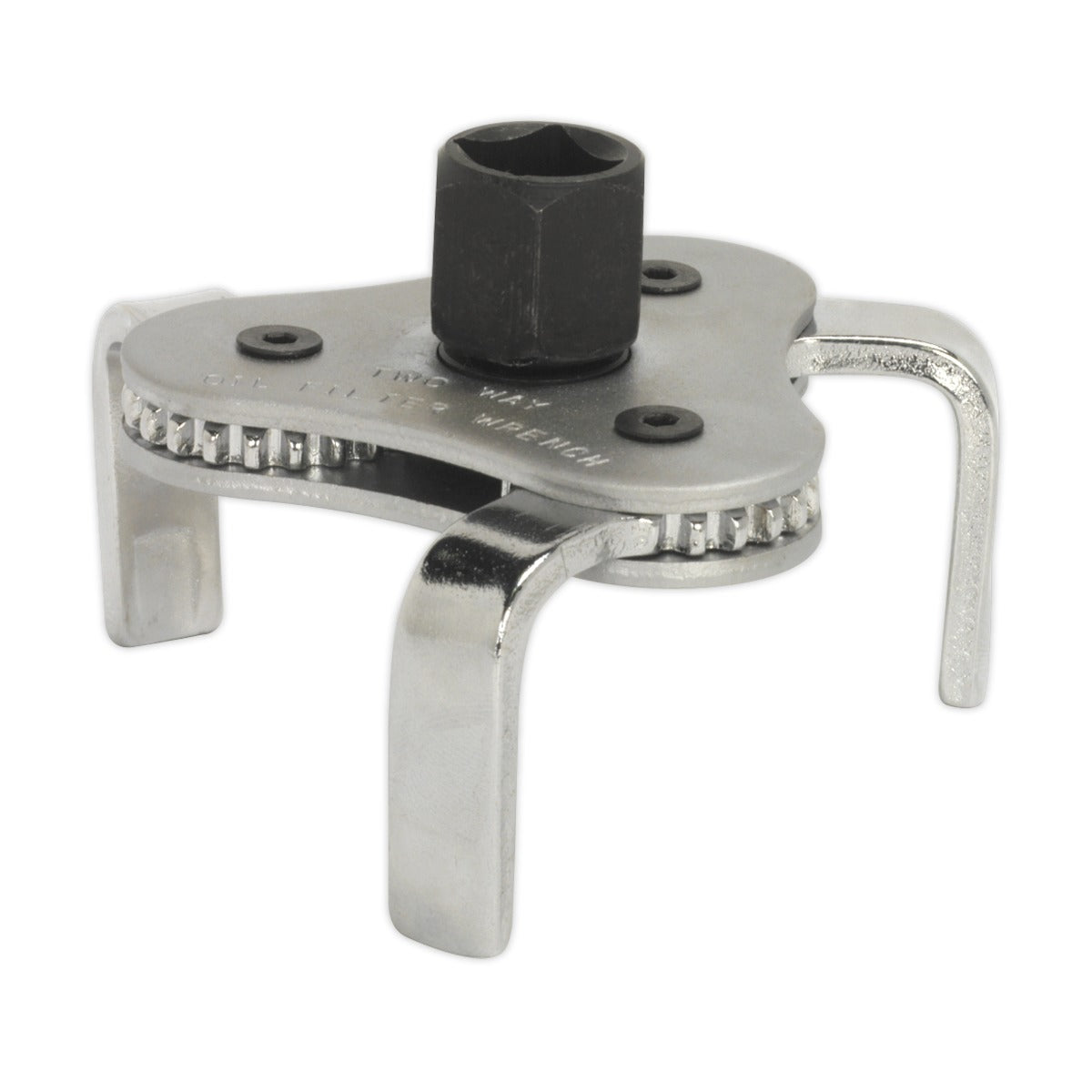 Sealey Oil Filter Claw Wrench 3/8" & 1/2"Sq Drive 63-103mm Capacity AK642