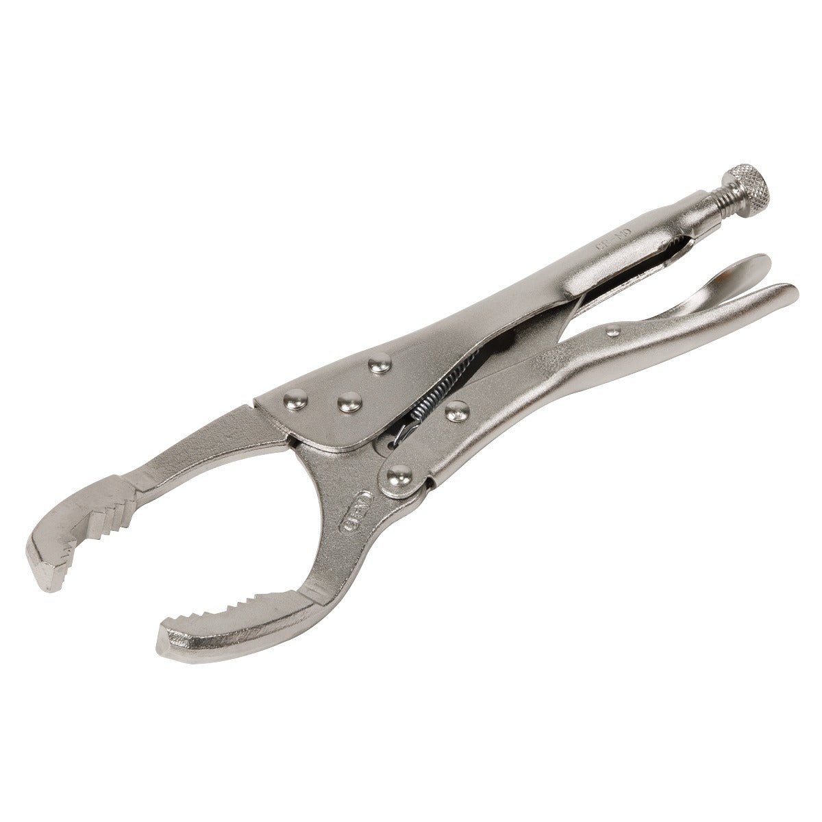 Sealey Angled Oil Filter Locking Pliers 45-130mm Capacity AK6423