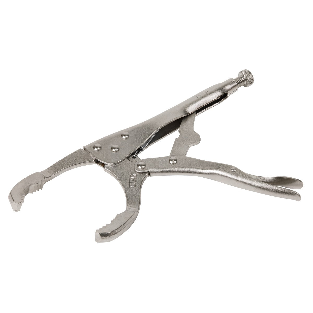Sealey Angled Oil Filter Locking Pliers 45-130mm Capacity AK6423