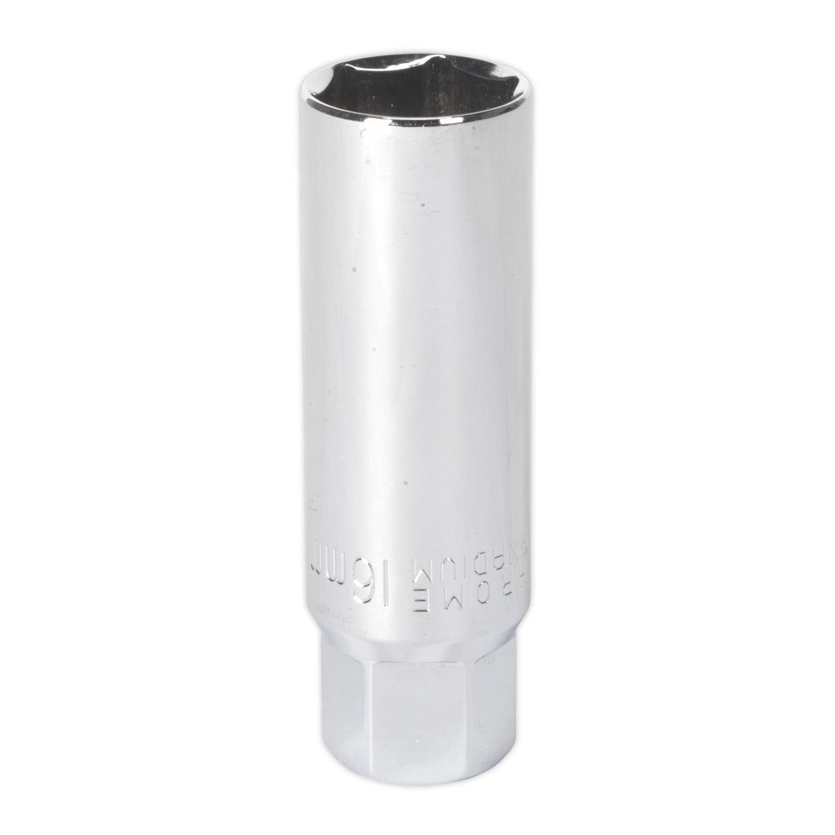 Sealey Thin Wall Spark Plug Socket 3/8"Sq Drive 16mm AK6557