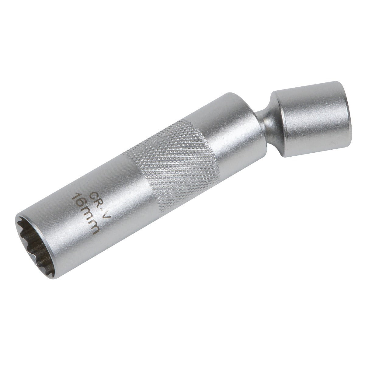 Sealey Spark Plug Socket with Universal Joint 3/8"Sq Drive 12-Point 16mm AK6571