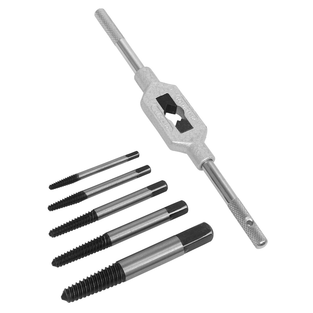 Sealey Helix Type Screw Extractor Set with Wrench 6pc AK721