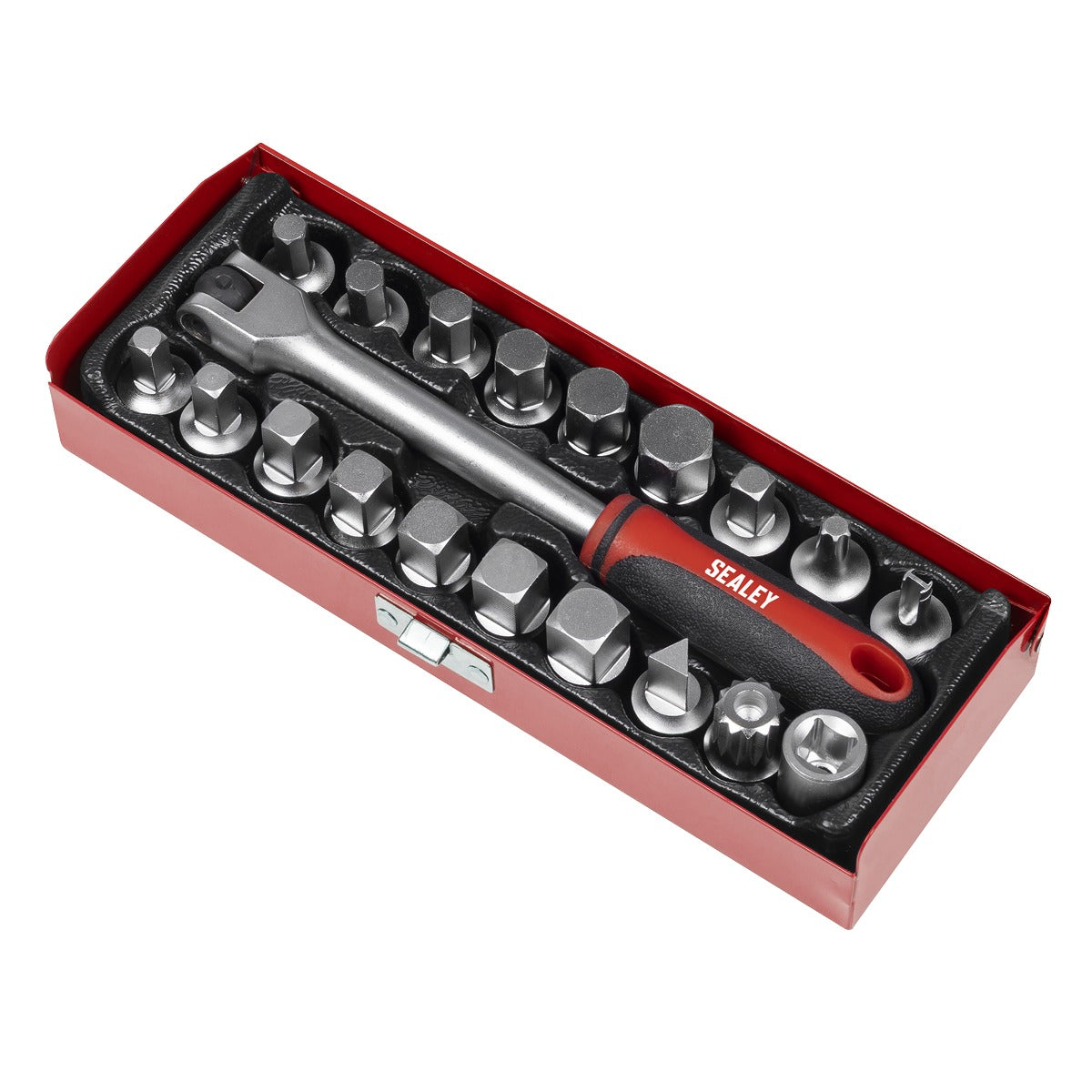 Sealey Oil Drain Plug Key Set 3/8"Sq Drive 20pc AK759