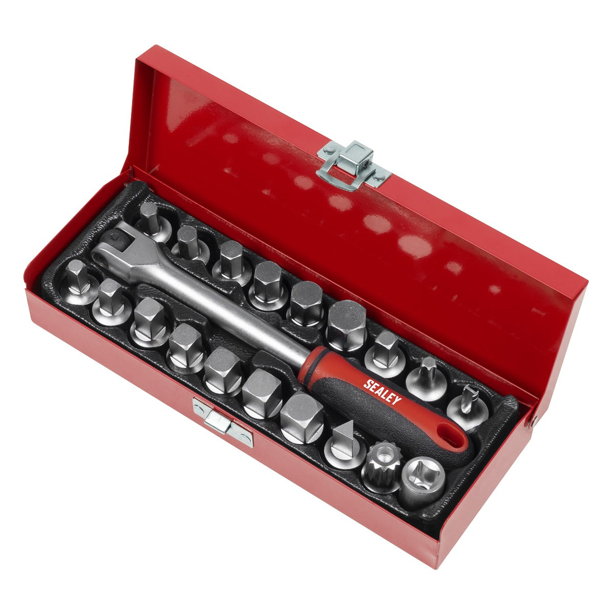 Sealey Oil Drain Plug Key Set 3/8"Sq Drive 20pc AK759