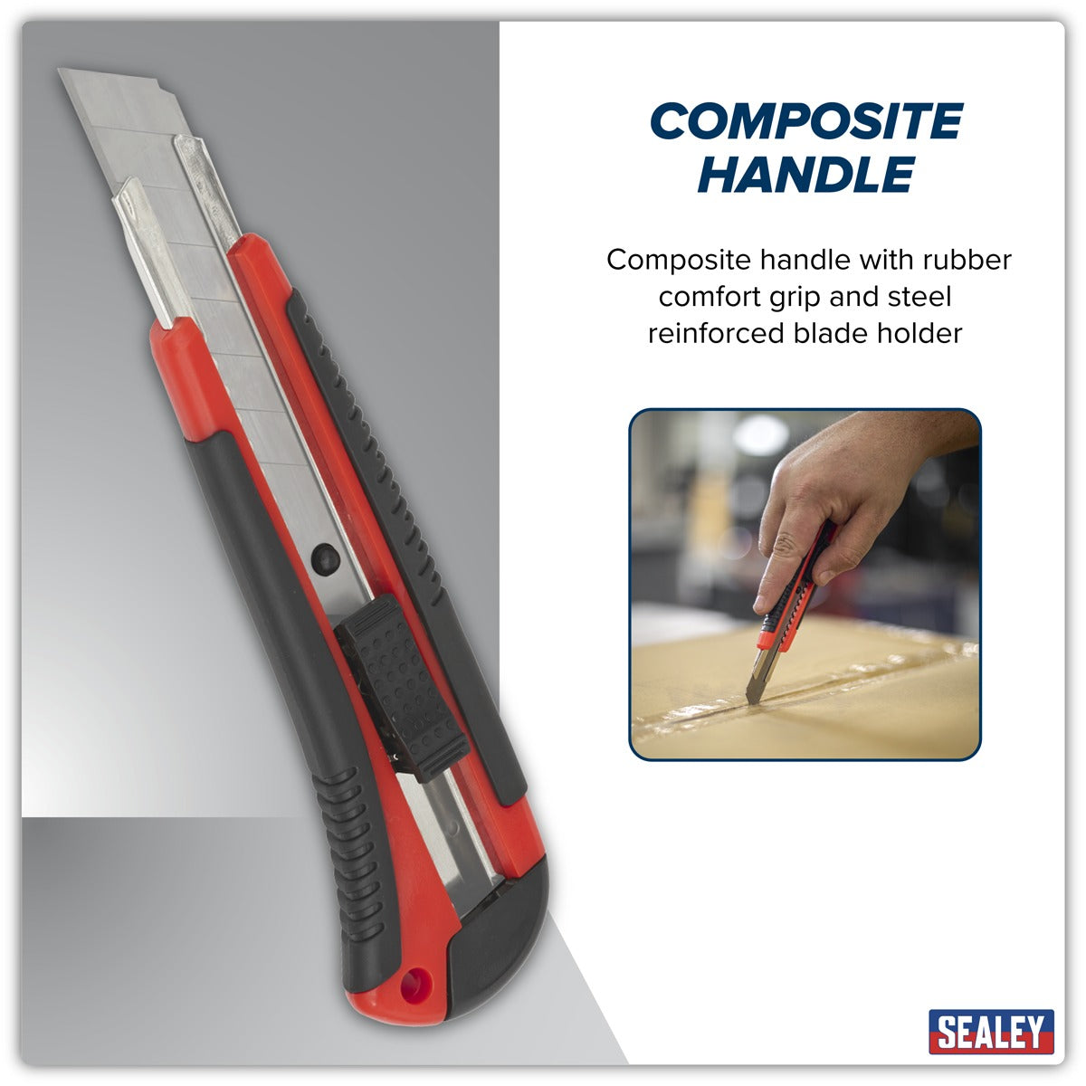 Sealey Retractable Snap-Off Knife AK86R