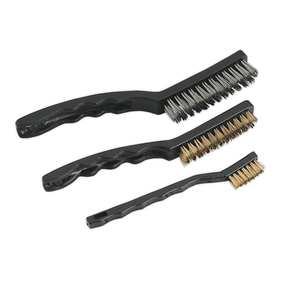 Sealey Auto Engineer's Wire Brush Set 3pc AK9801