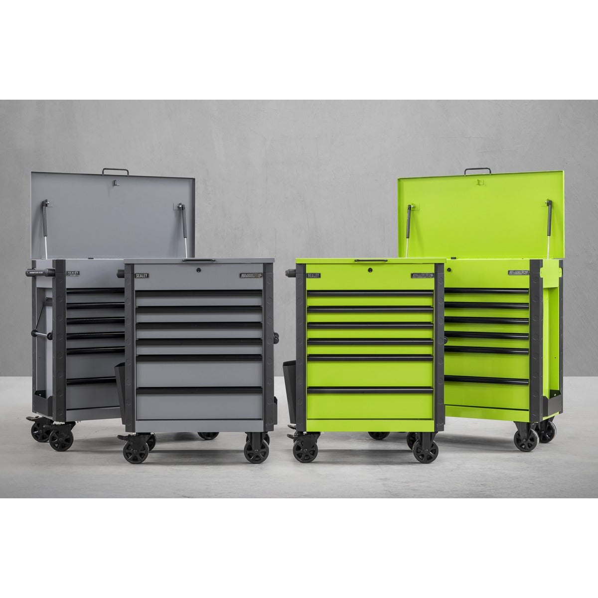 Sealey Superline Pro Tool Trolley 6 Drawer - Grey AP266G