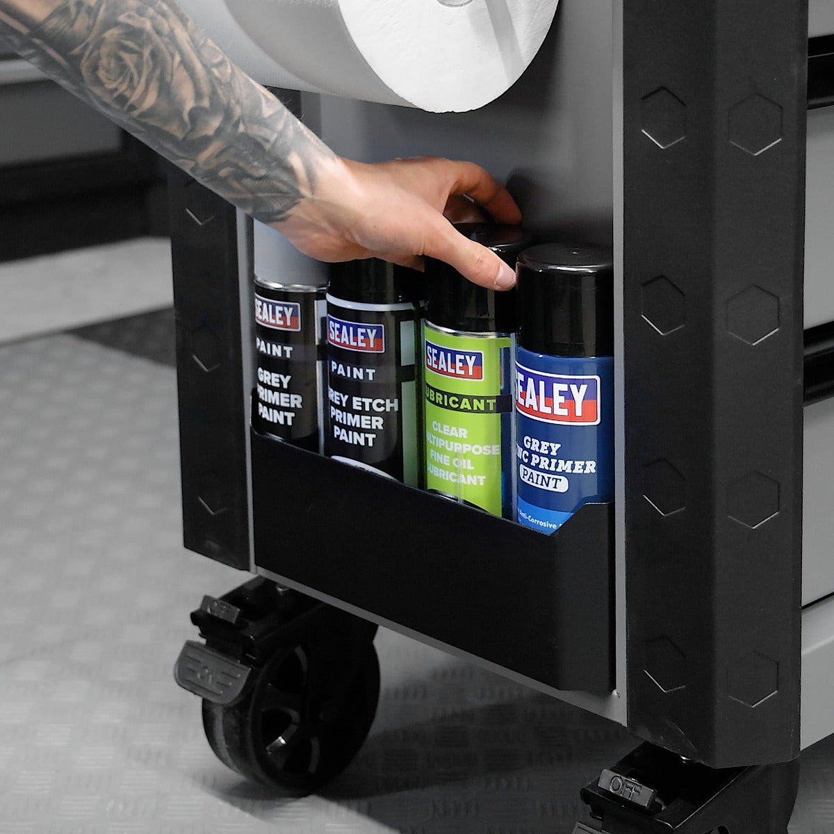 Sealey Superline Pro Tool Trolley 6 Drawer - Grey AP266G