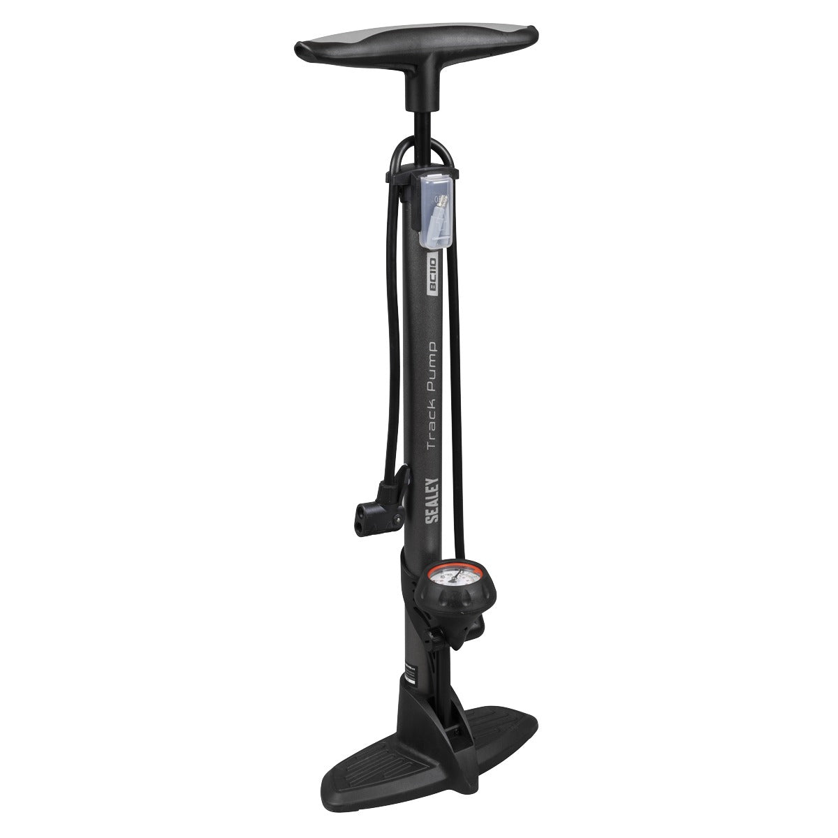 Sealey Track Pump with Dial Type Pressure Gauge BC110