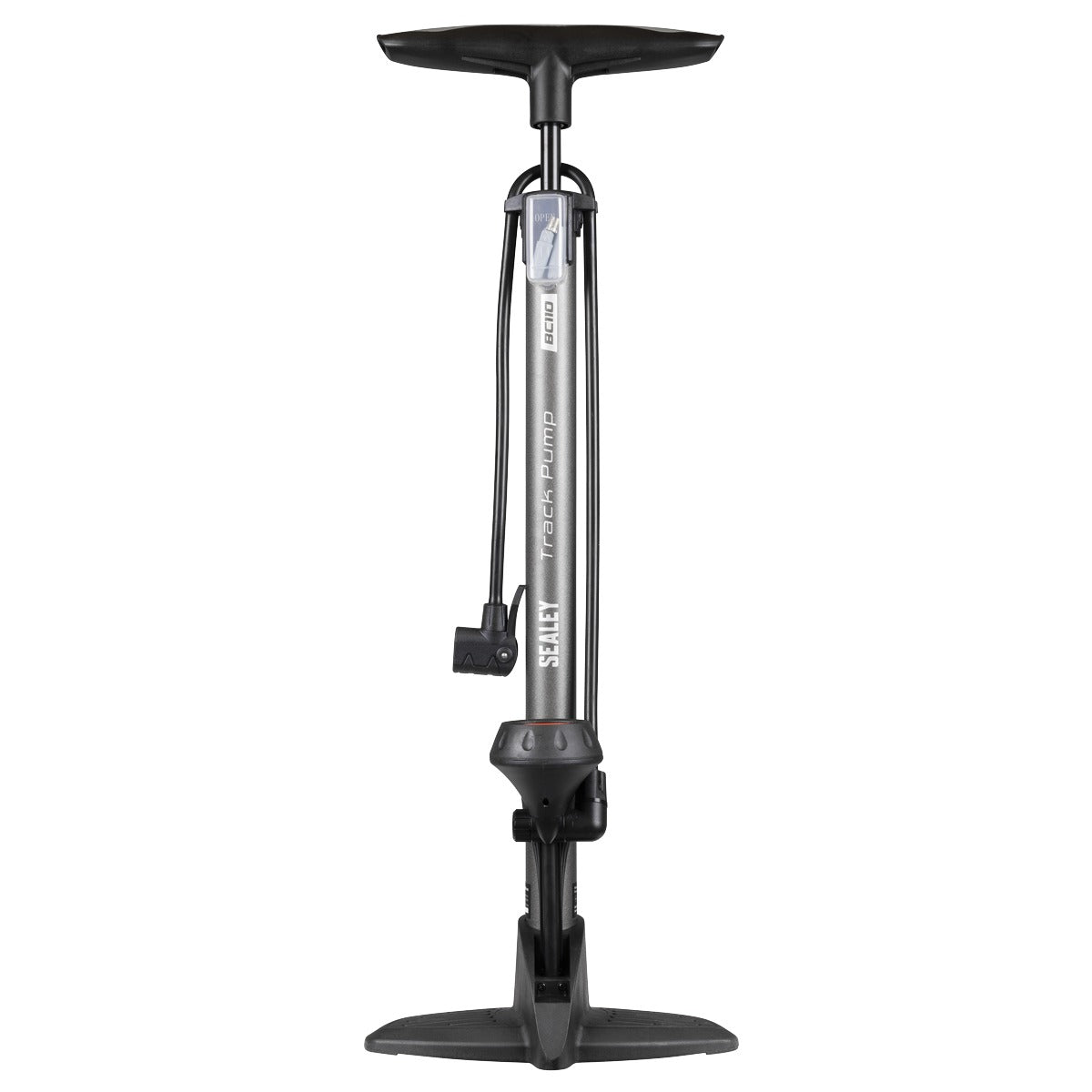 Sealey Track Pump with Dial Type Pressure Gauge BC110