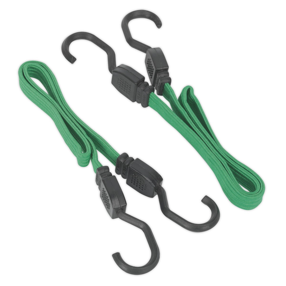 Sealey Flat Bungee Cord Set 610mm 2pc BCS16