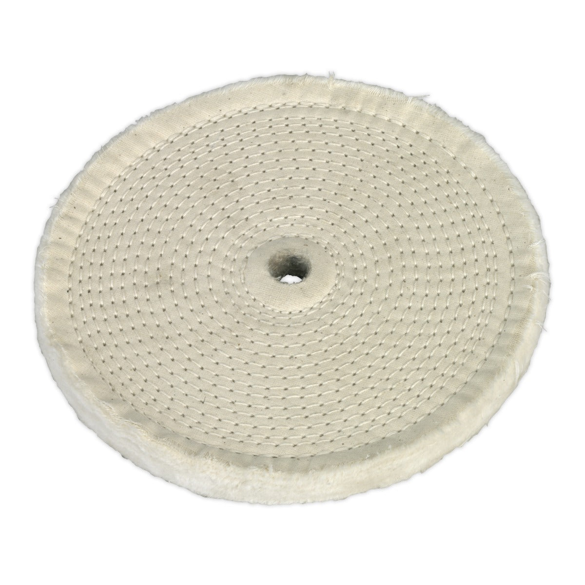 Sealey 200 x 16mm Buffing Wheel 16mm Bore - Fine BG200BW