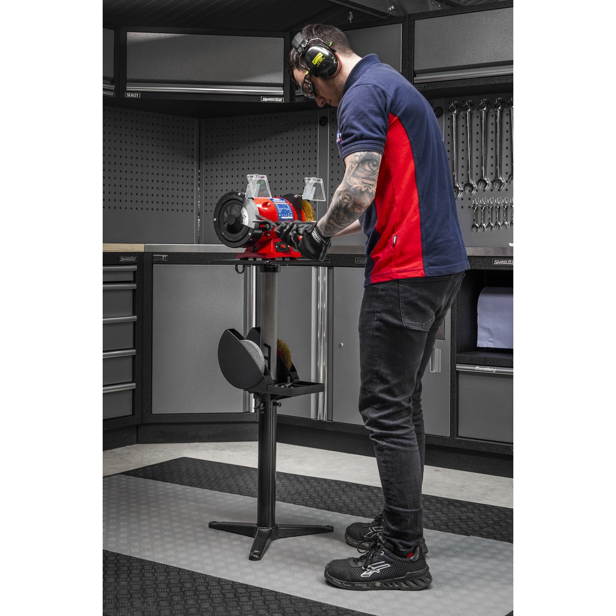 Sealey Adjustable Bench Grinder Stand BGST1