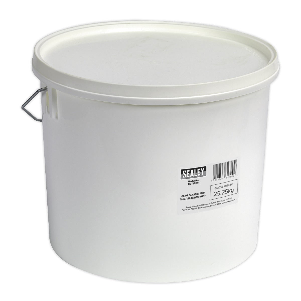 Sealey Shot Blasting Grit Tub 25kg BGT25KG