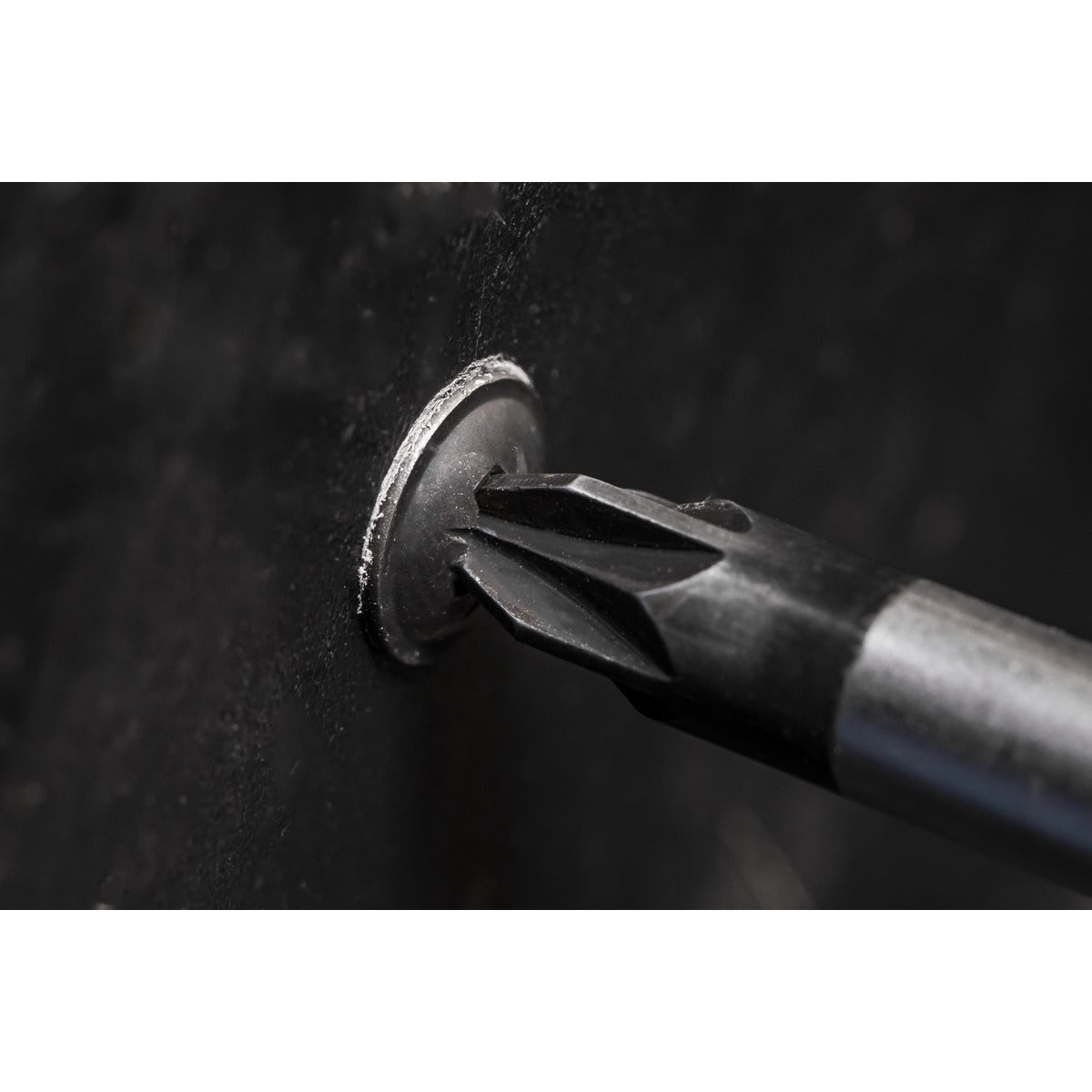 Sealey Self-Tapping Pozi Flanged Head Screw 3.5 x 13mm, Black - Pack of 100 BST3513