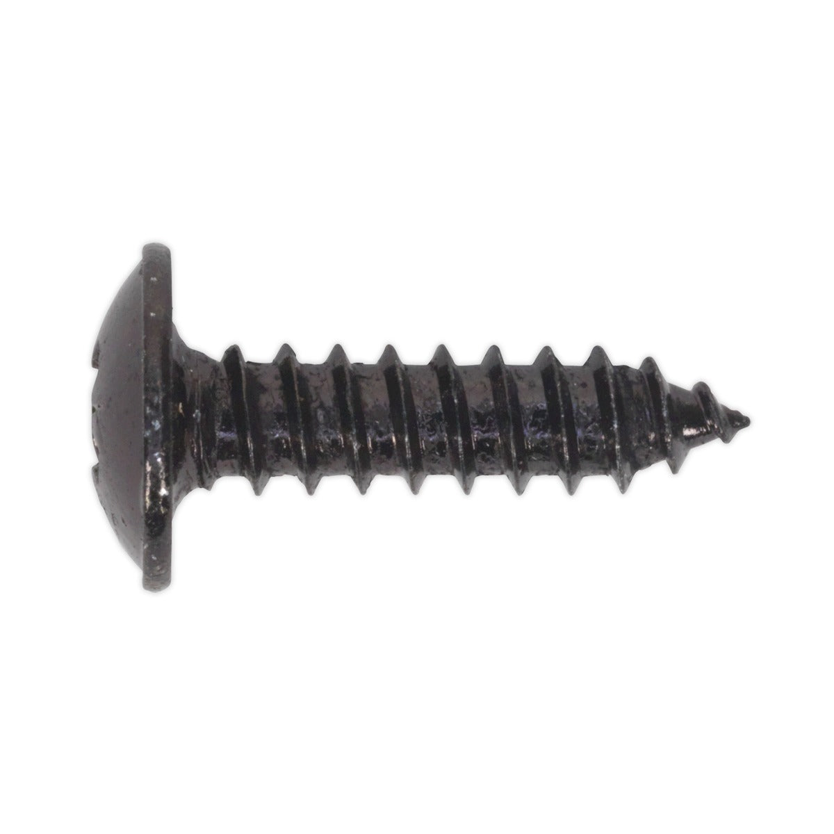 Sealey Self-Tapping Pozi Flanged Head Screw 4.2 x 16mm, Black - Pack of 100 BST4216