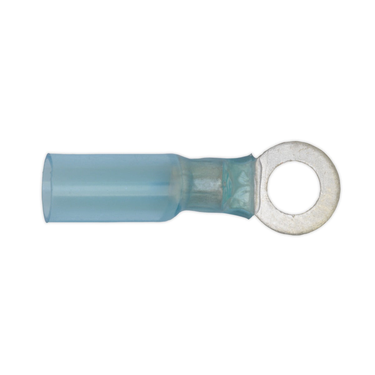 Sealey Heat Shrink Ring Terminal 6.4mm, Blue - Pack of 25 BTSR2564