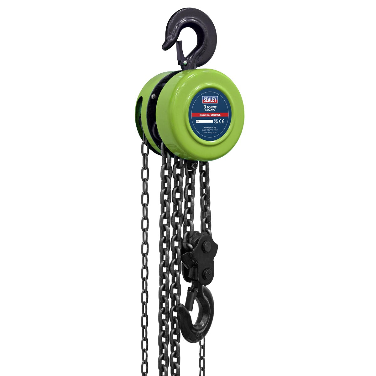 Sealey 3m Chain Block 3 Tonne CB3000E