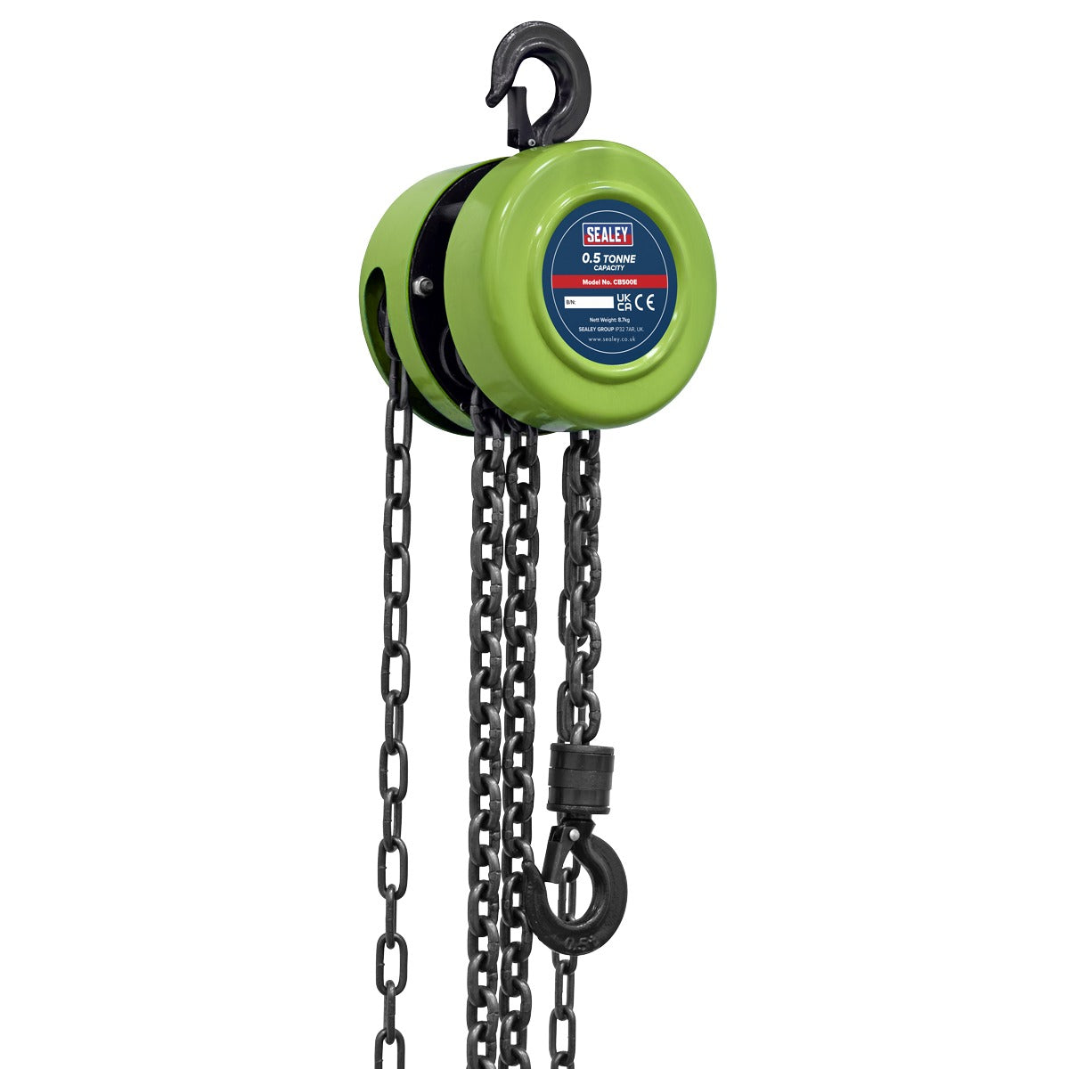 Sealey 2.5m Chain Block 0.5 Tonne CB500E
