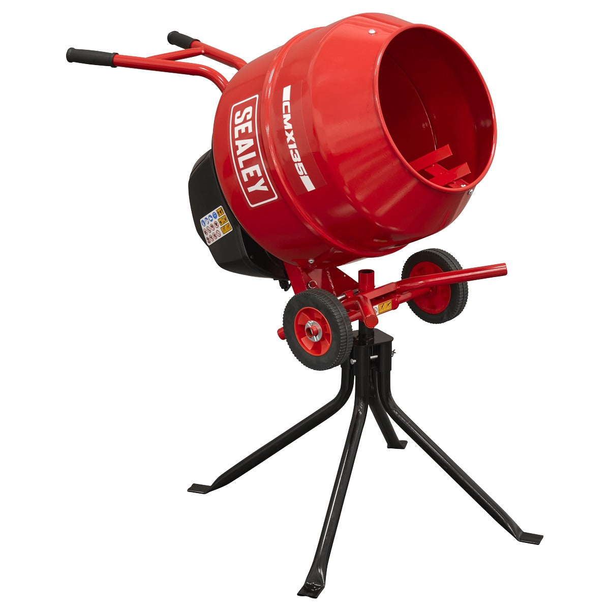 Sealey 135L Cement Mixer with Stand 550W CMX135