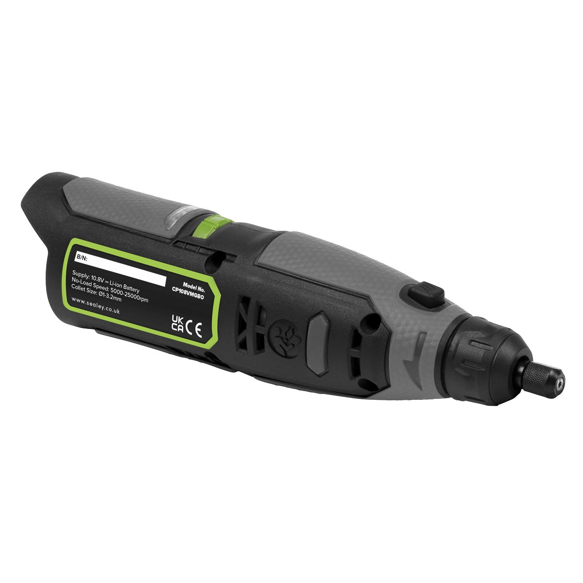 Sealey SV10.8 Series Cordless Multipurpose Mini Grinder & 50pc Accessory Kit 10.8V - Body Only CP108VMGBO