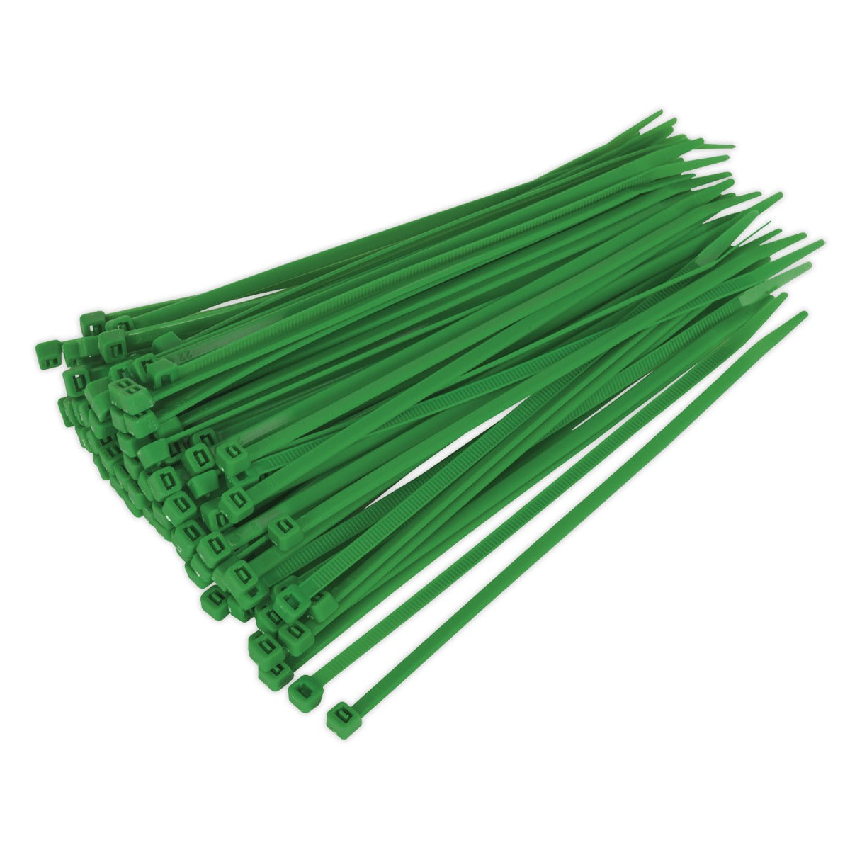 Sealey Cable Tie 200 x 4.4mm, Green - Pack of 100 CT20048P100G