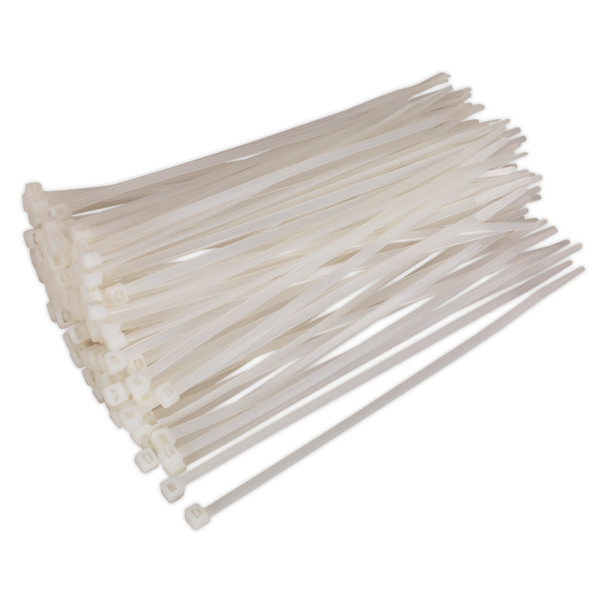 Sealey Cable Tie 200 x 4.8mm, White - Pack of 100 CT20048P100W
