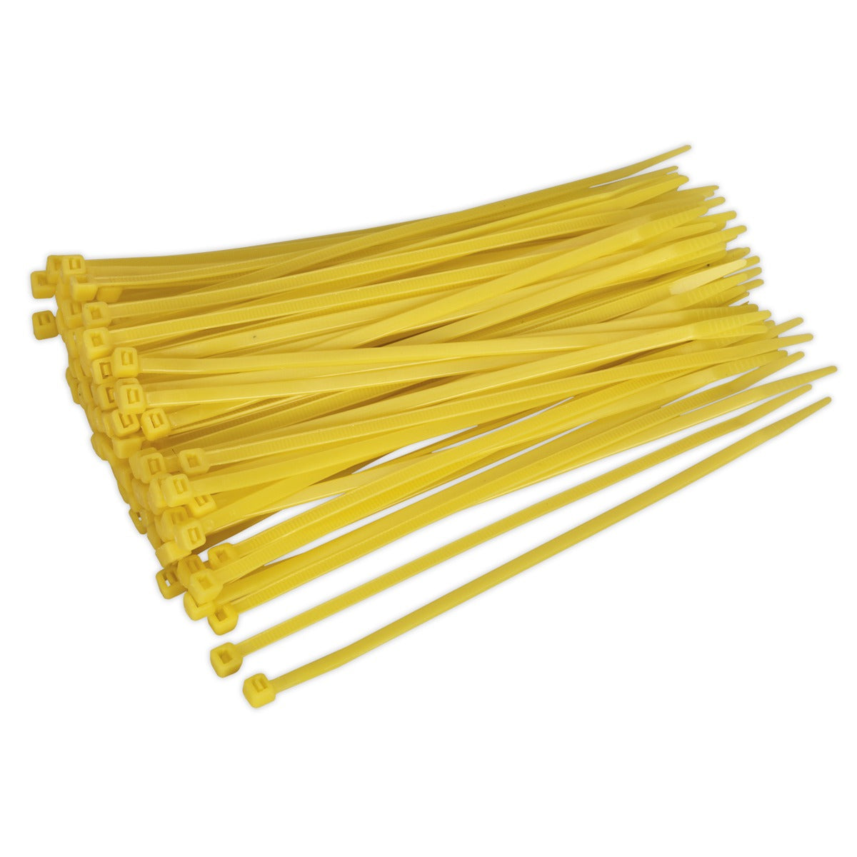 Sealey Cable Tie 200 x 4.4mm, Yellow - Pack of 100 CT20048P100Y