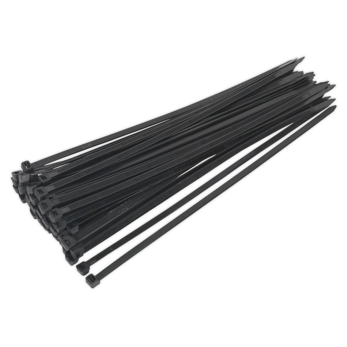 Sealey Cable Tie 350 x 7.6mm, Black - Pack of 50 CT35076P50