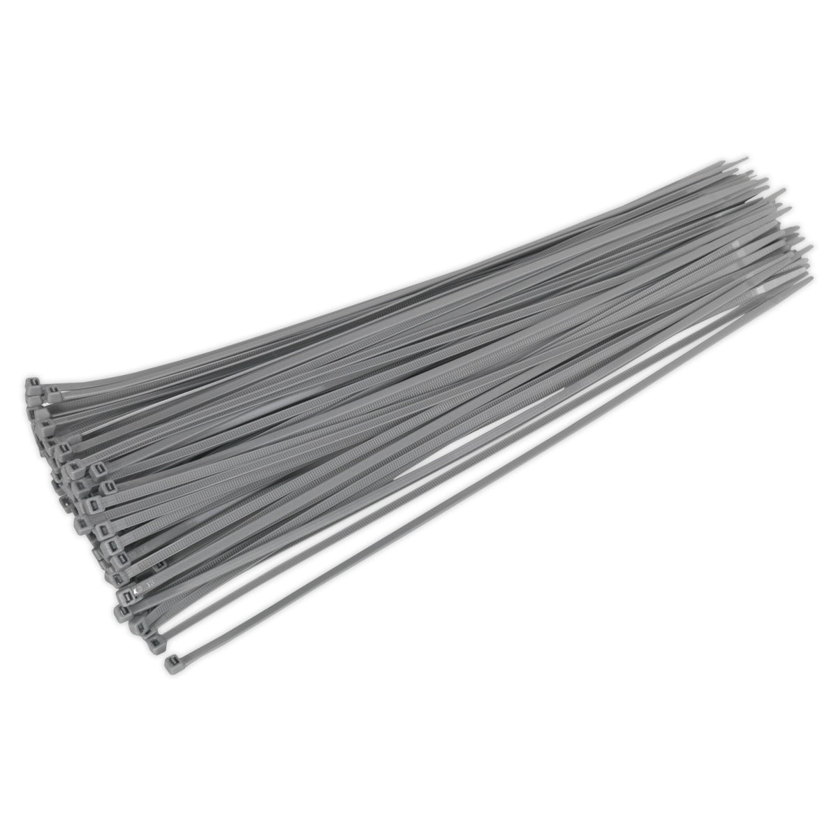 Sealey Cable Tie 380 x 4.4mm, Silver - Pack of 100 CT38048P100S