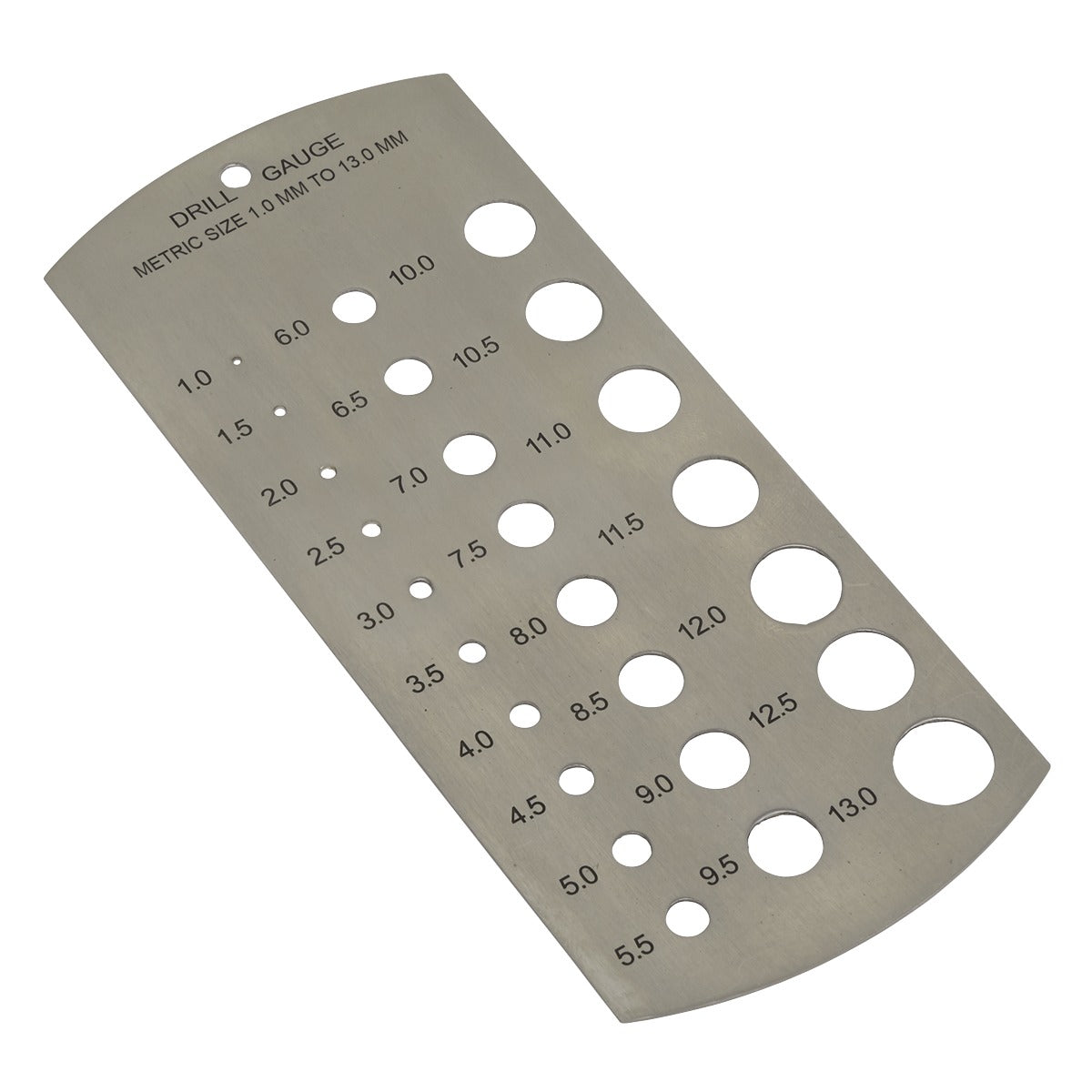Sealey Metric Drill Gauge 1-13mm DGM1