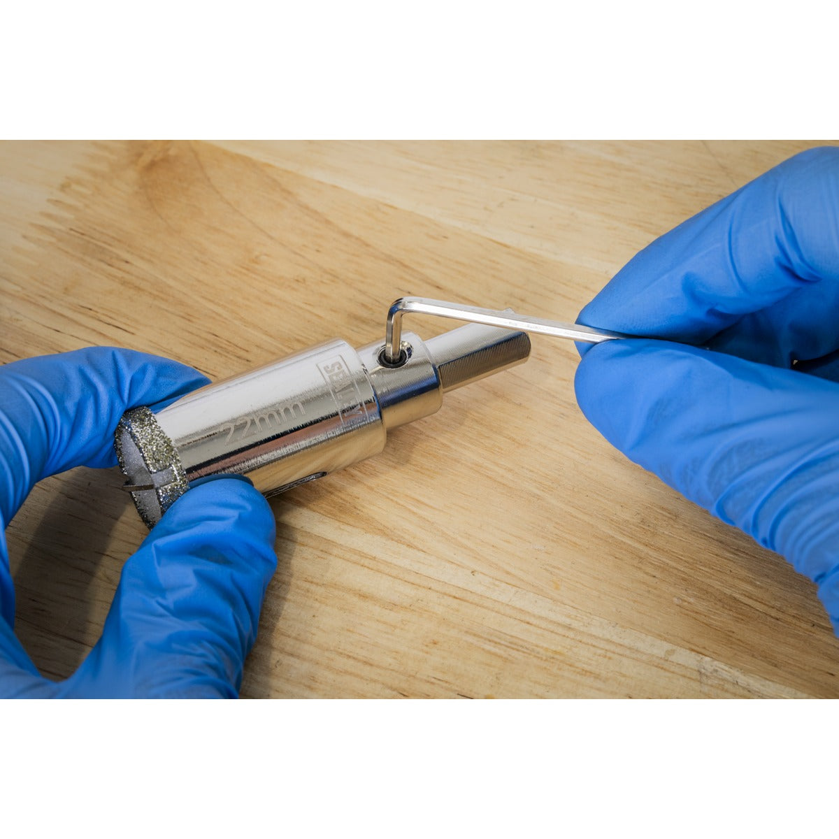 Sealey Electroplated Diamond Hole Saw 22mm DHS22