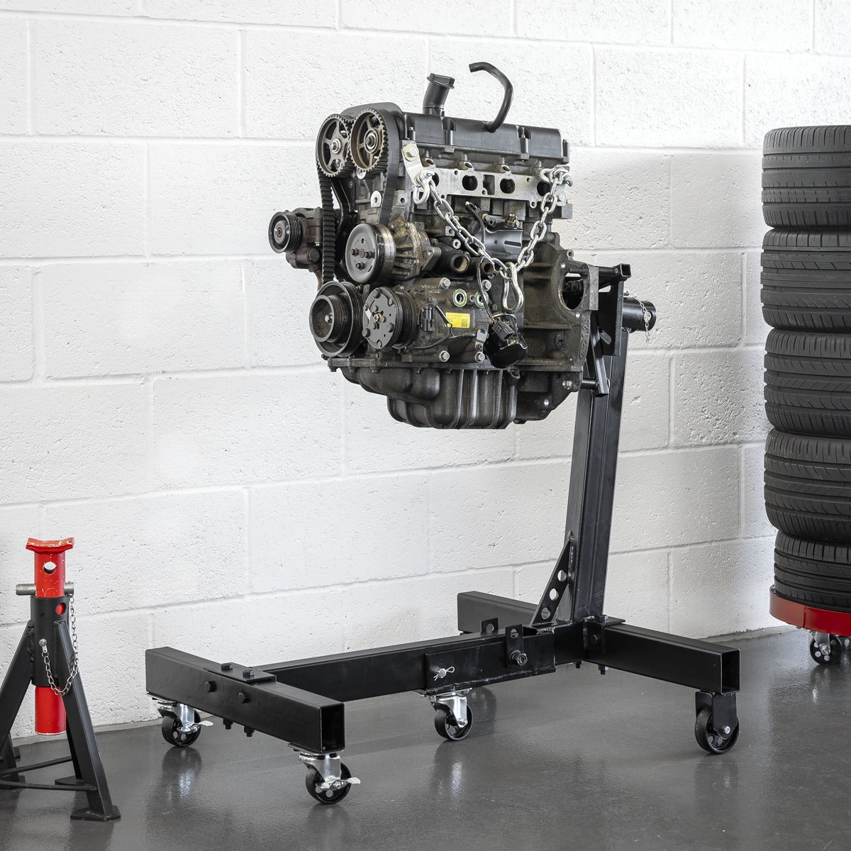 Sealey Folding Engine Stand 680kg Capacity ES680F