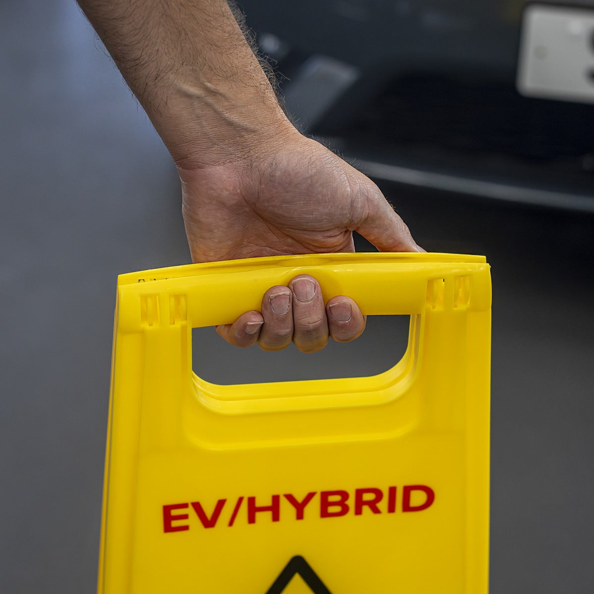 Sealey EV/Hybrid Floor Warning Signs - Pack of 2 EV19