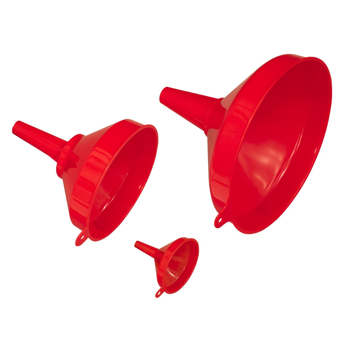 Sealey Fixed Spout Funnel Set 3pc F98
