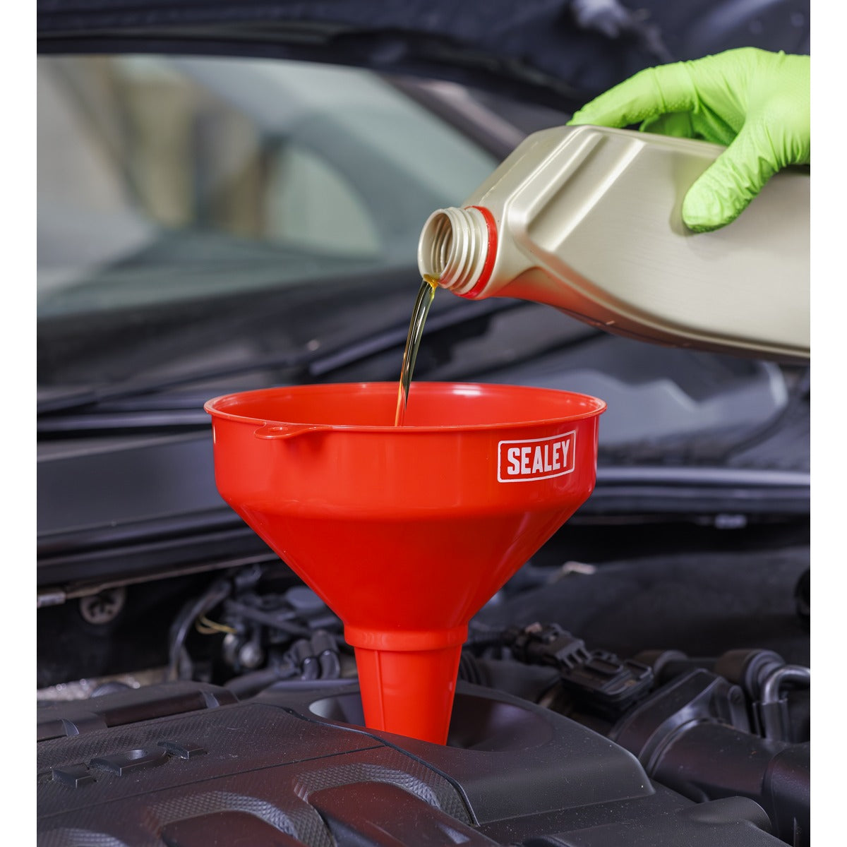 Sealey Fixed Spout Funnel Set 3pc F98